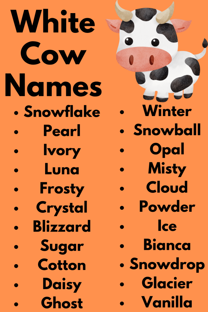 White Cow Names