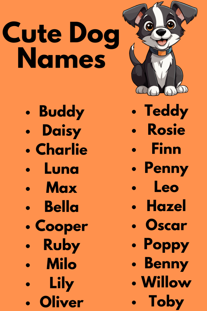 Cute Dog Names 