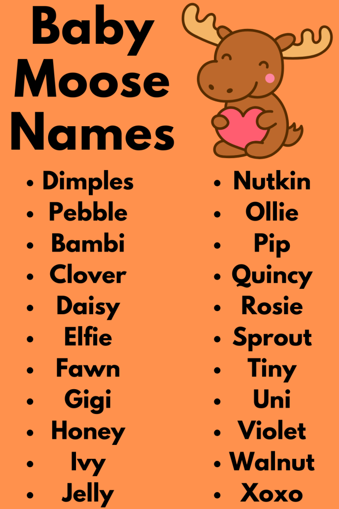 Baby Moose Names