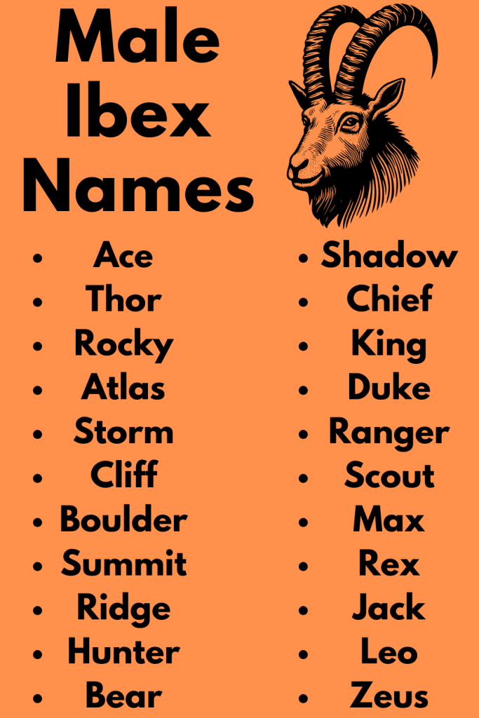 Male Ibex Names