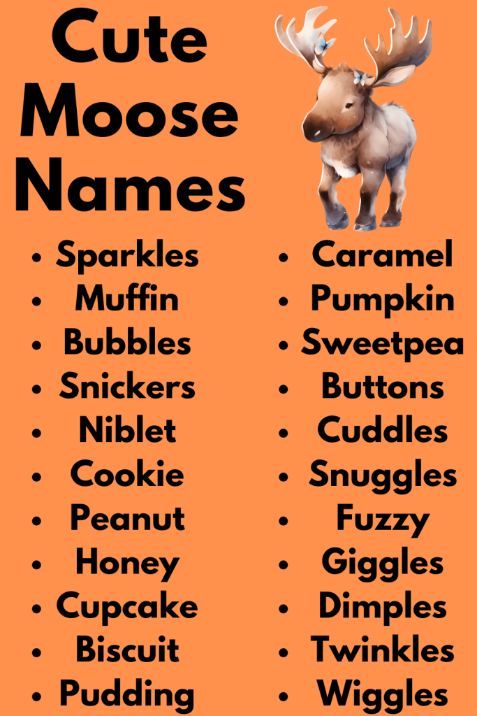 Cute Moose Names