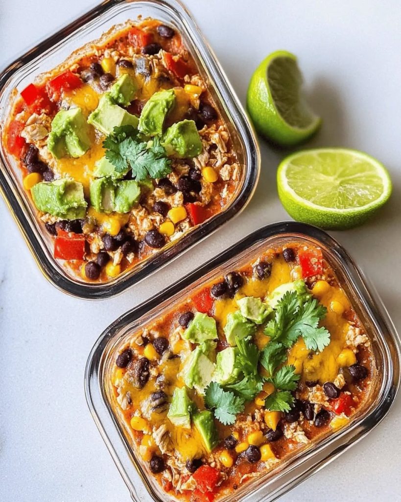 Chicken Cottage Cheese Enchilada Bowls recipe