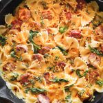 Creamy Autumn Sausage Squash Pasta recipe