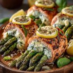 Asparagus Lemon Basil Salmon Rolls Recipe