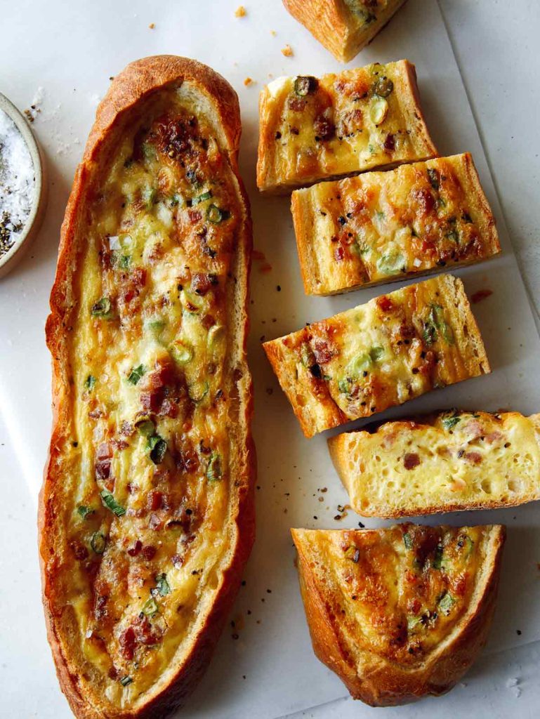 Baked Egg Boats recipe