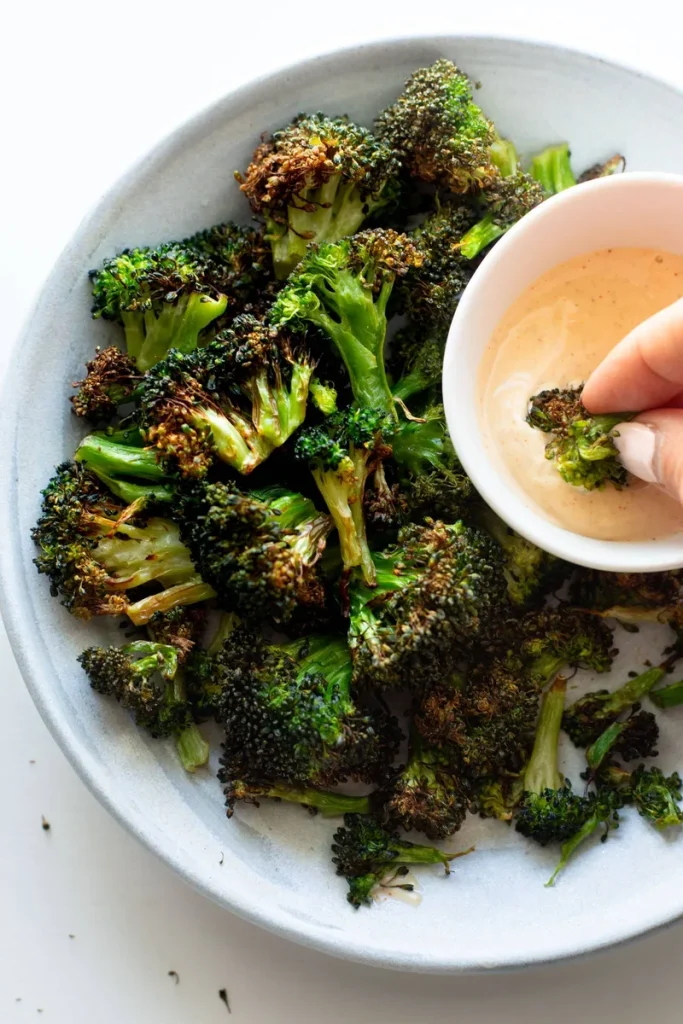 High Protein Air Fryer Broccoli recipe
