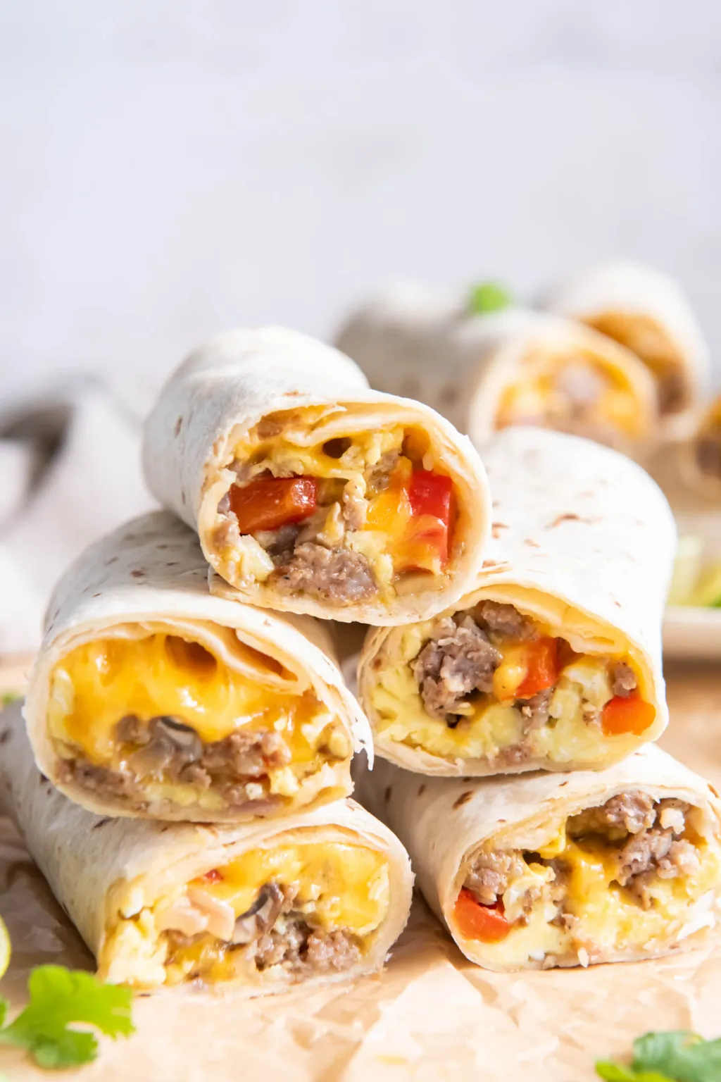 Protein Packed Breakfast Burritos recipe