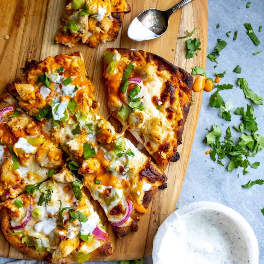 Buffalo Chicken Flatbread recipe