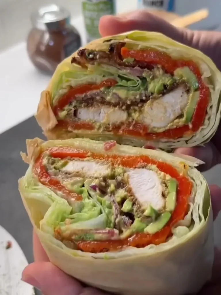 Chicken Bacon Ranch Lettuce Wraps recipe
