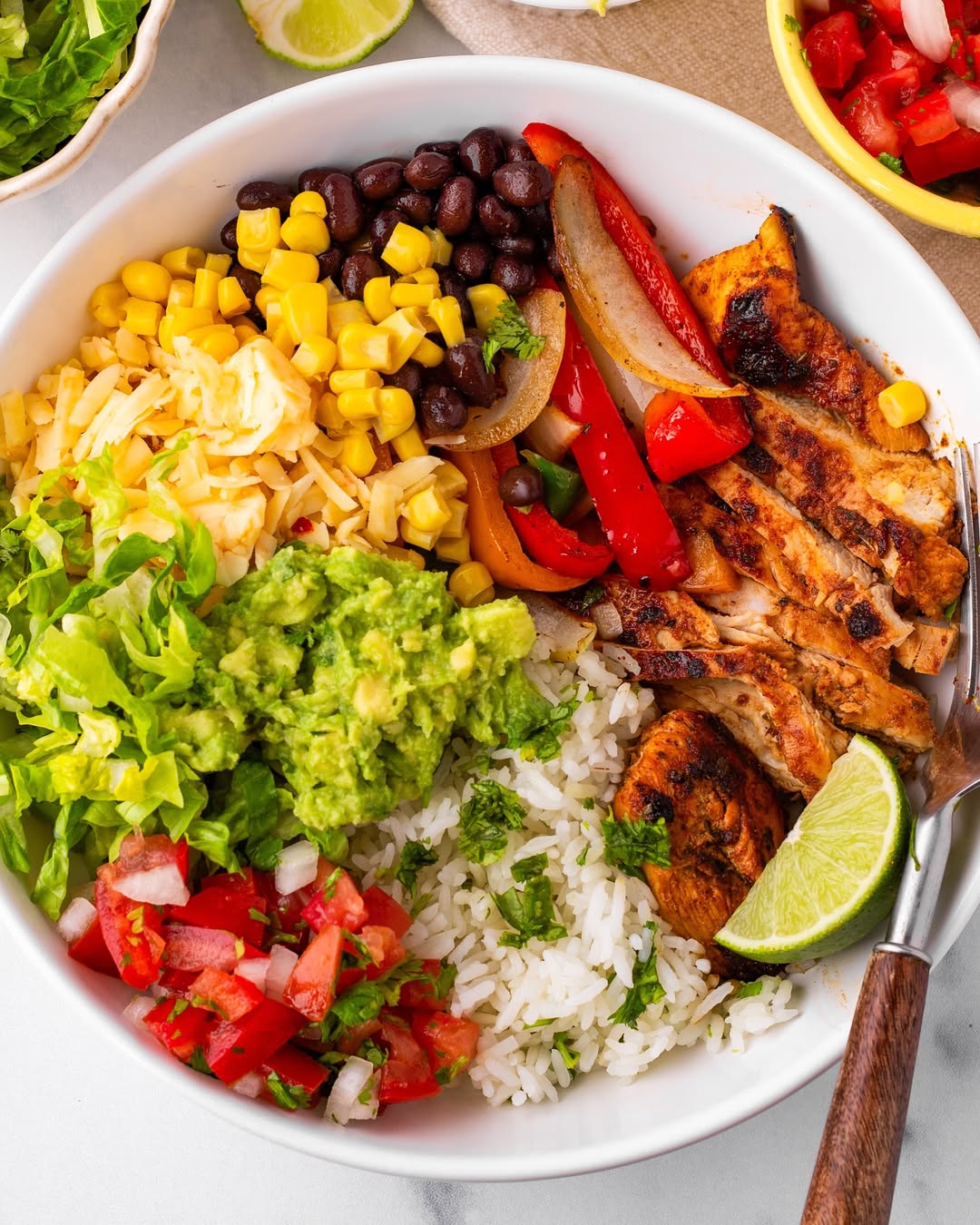 Chicken Fajita Bowls recipe