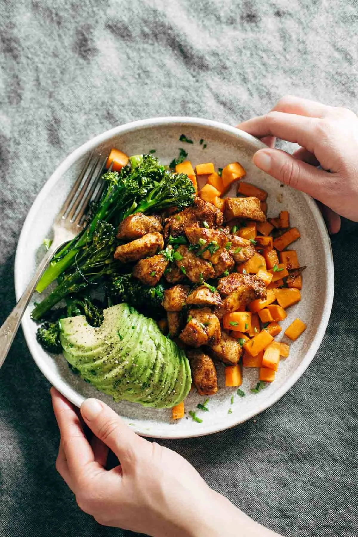 Chicken Sweet Potato Bowl recipe