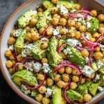 Chickpea Feta Avocado Salad recipe