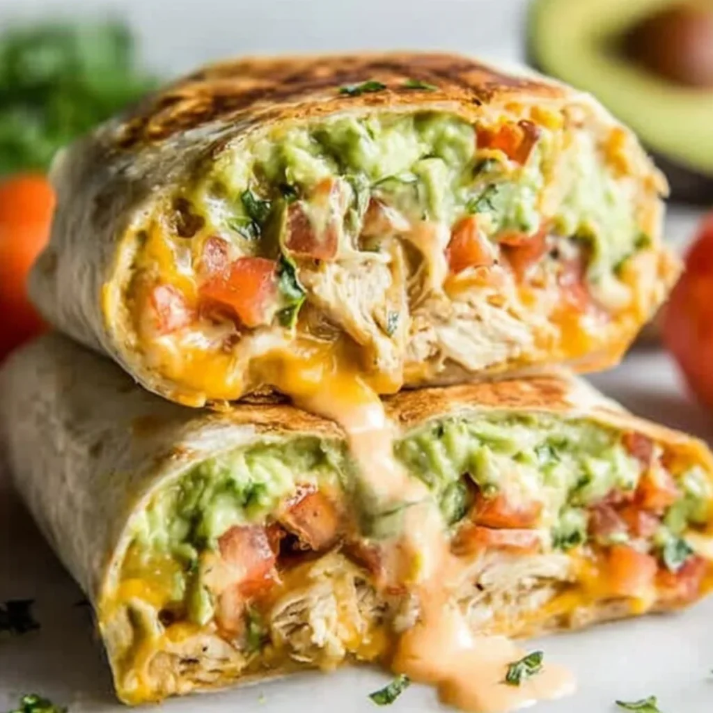 Easy Chipotle Ranch Grilled Chicken Burrito Recipe
