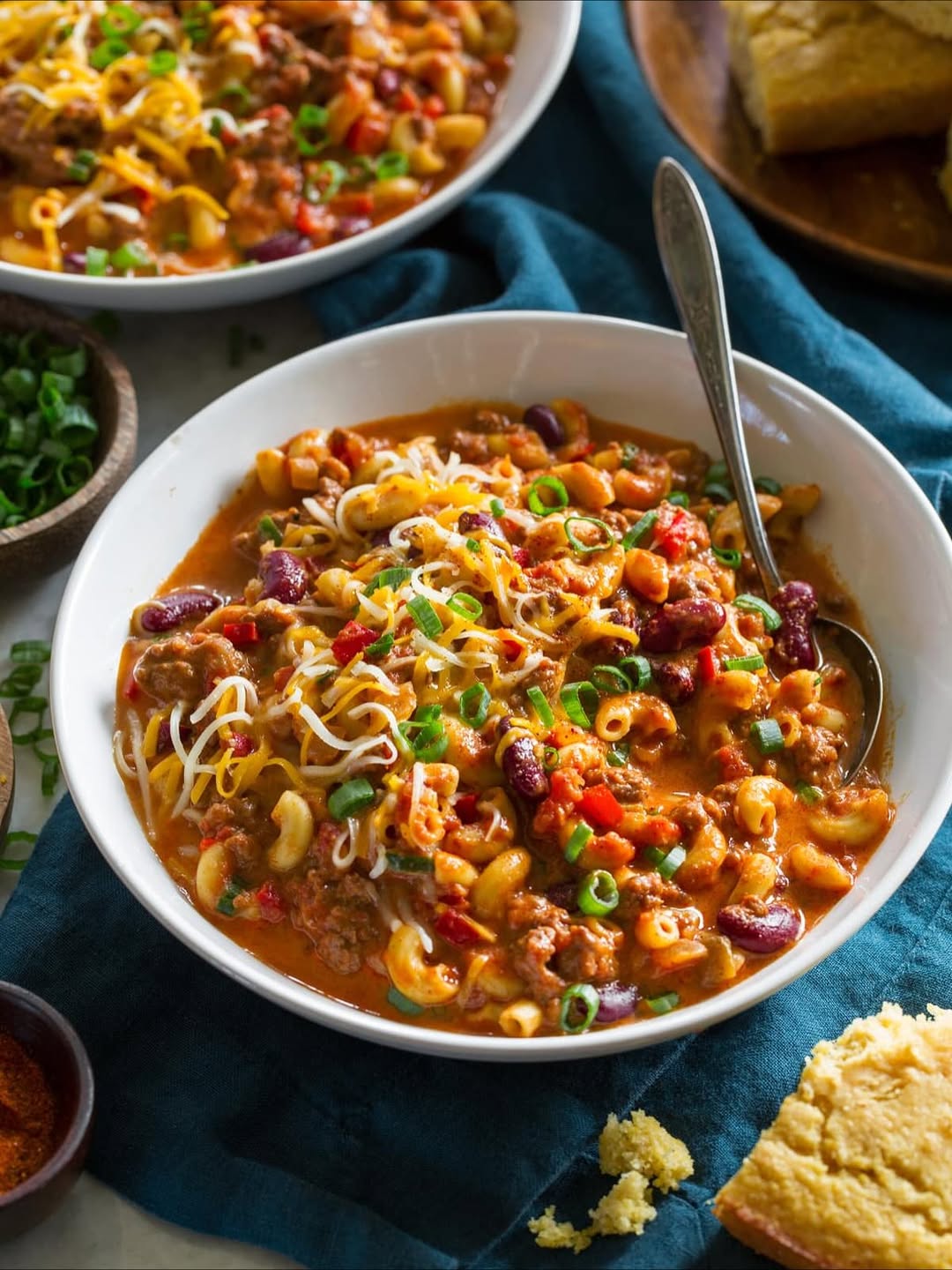 One Pan High Protein Chili Mac recipe