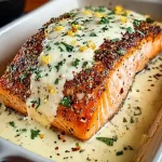 Baked Boursin Salmon recipe