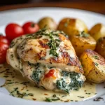 Spinach Stuffed Chicken Breast recipe