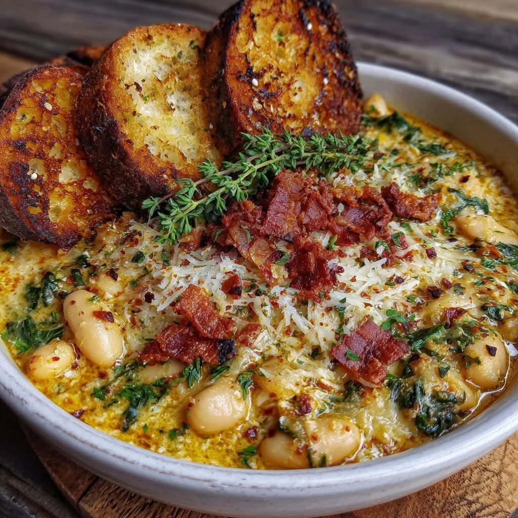 Best Tuscan White Bean Soup recipe