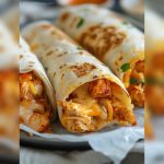 Air Fryer Chicken Mozzarella Wraps recipe