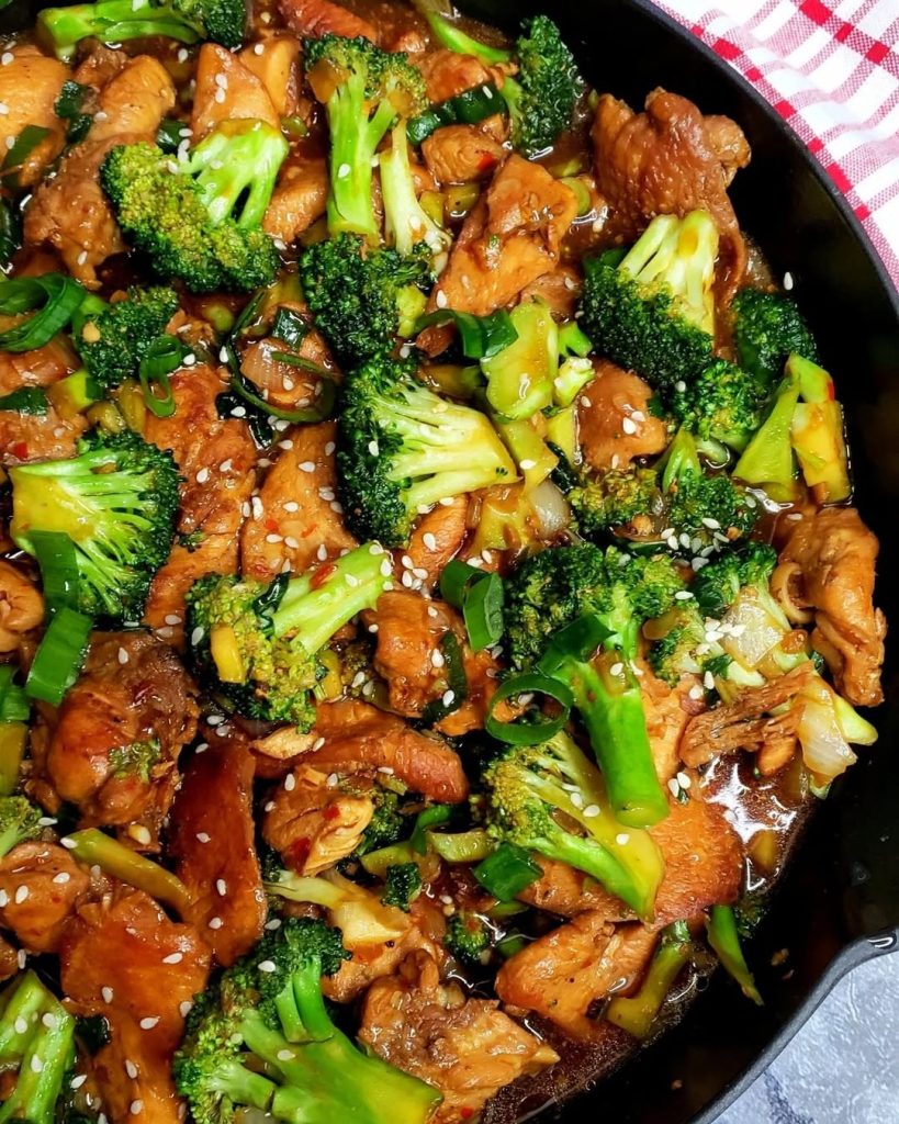 Low Calorie Chicken and Broccoli Stir Fry recipe