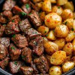 Garlic Butter Beef Bites and Potatoes Recipe