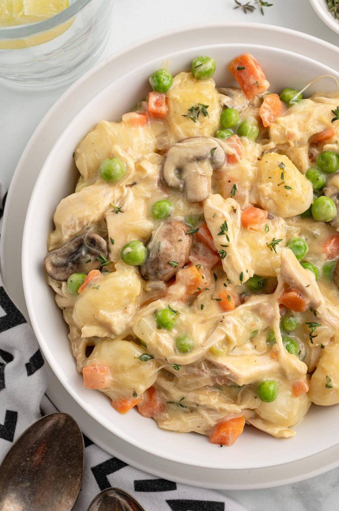 Gnocchi Chicken Pot Pie recipe