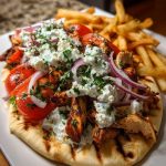 Greek Chicken Gyro Pasta recipe