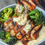 Best Grilled Chicken Broccoli Bowls recipe