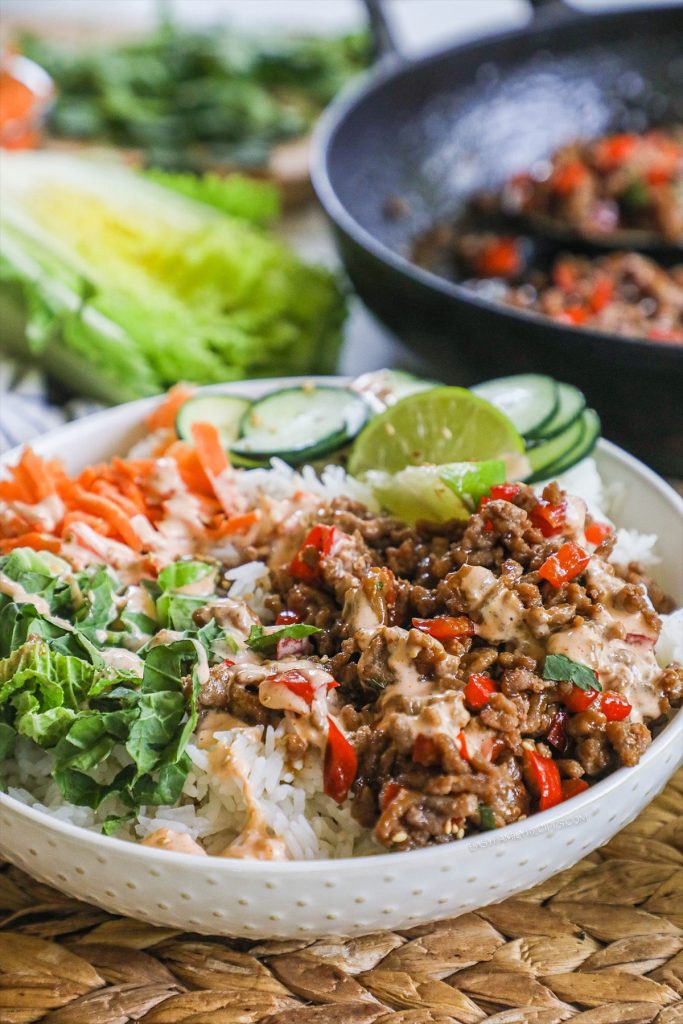 Teriyaki Ground Turkey Bowl