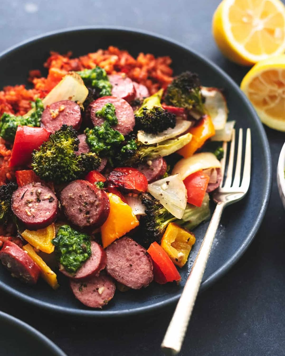 Sausage Veggie Skillet Bowl recipe