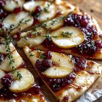 High Protein Brie Cranberry Flatbreads recipe