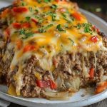 Best Philly Cheesesteak Meatloaf recipe