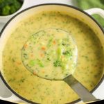 High Protein Broccoli Cheddar Soup recipe