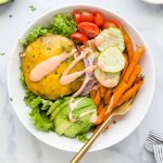 High Protein Burger Bowl recipe