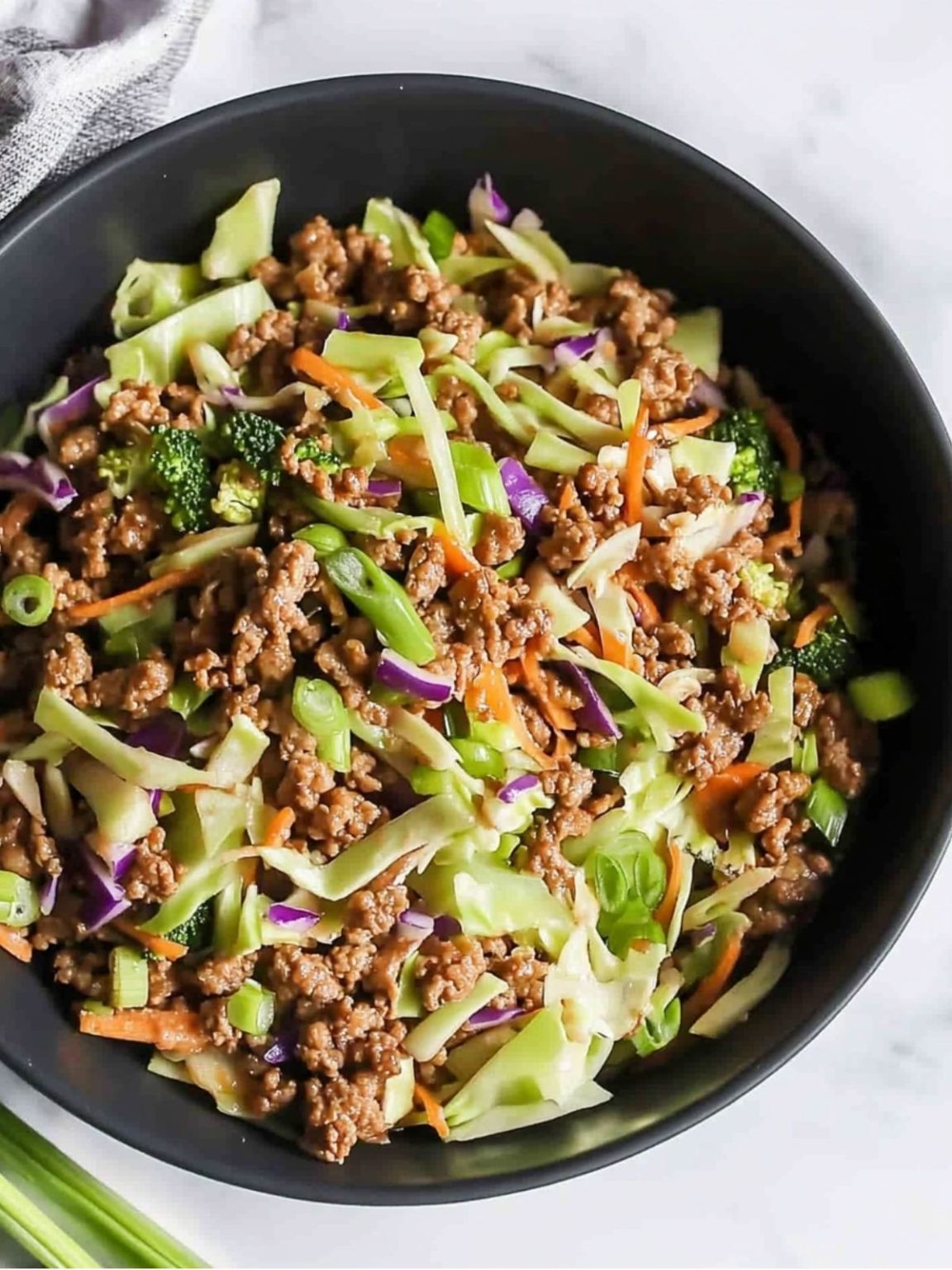 High Protein Egg Roll in a Bowl recipe