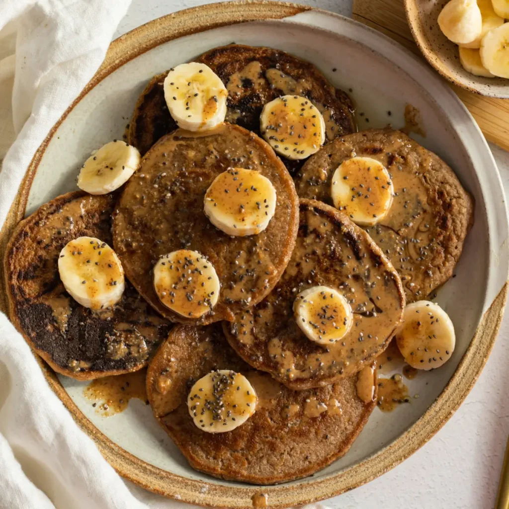 3 Ingredient Banana Oatmeal Pancakes recipe