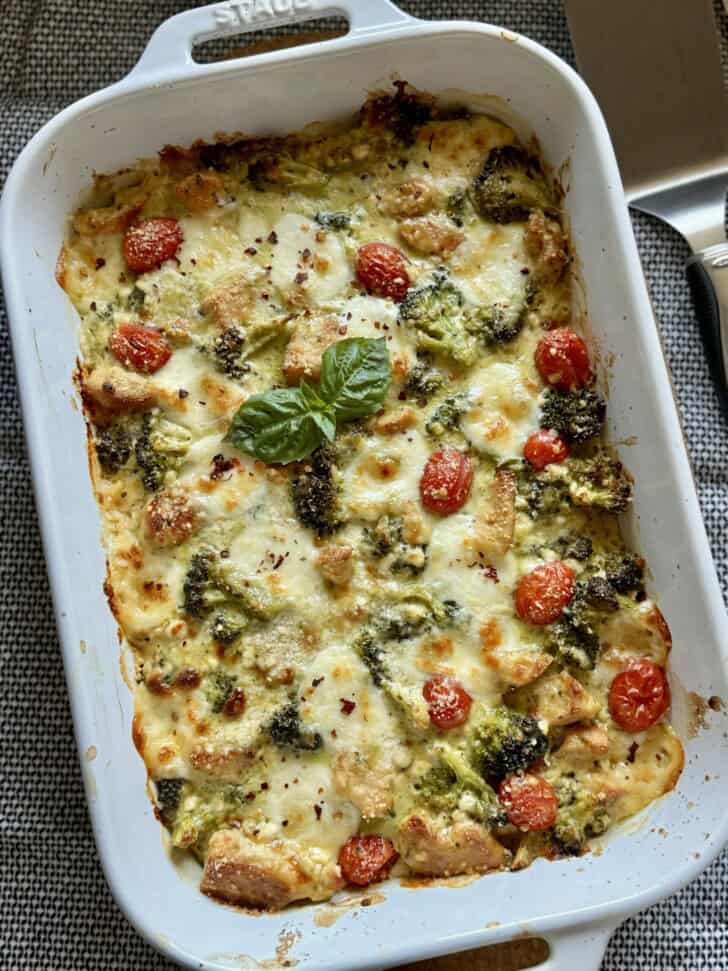 Tuscan Chicken Broccoli Bake Low Carb recipe