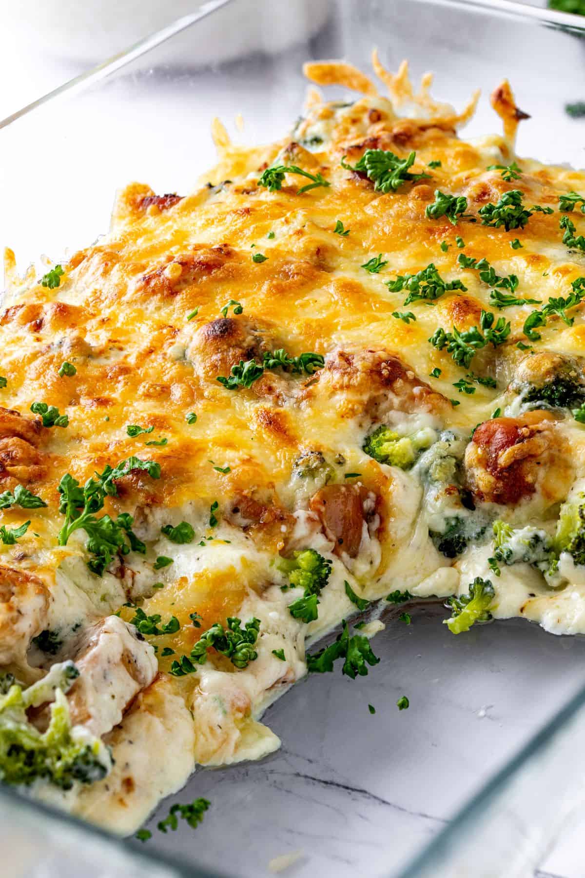High Protein Alfredo Bake recipe