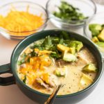 Keto White Chicken Chili recipe