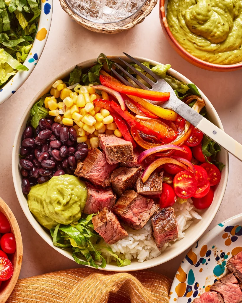Chipotle Steak Rice Bowls recipe