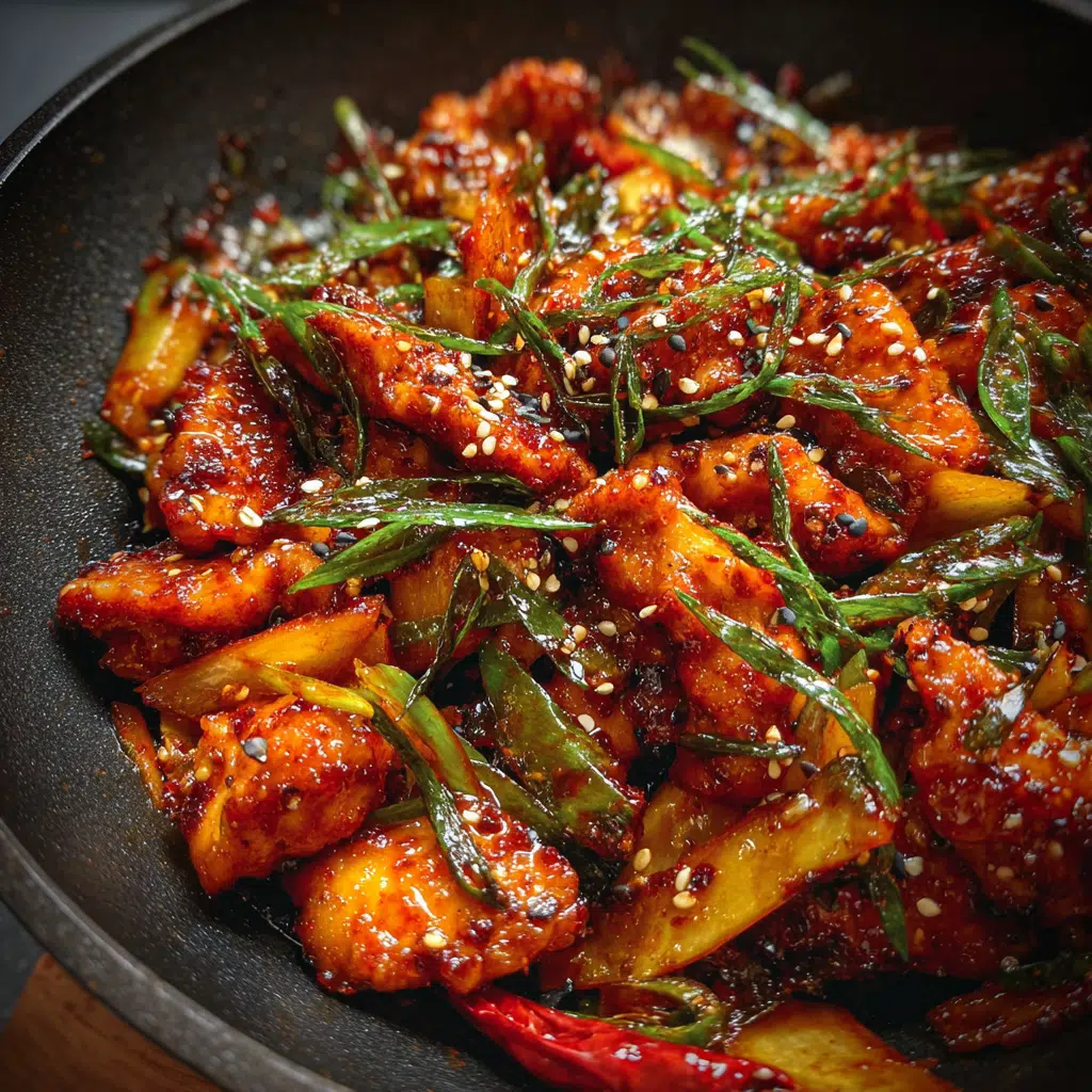Korean Spicy Chicken Stir Fry recipe