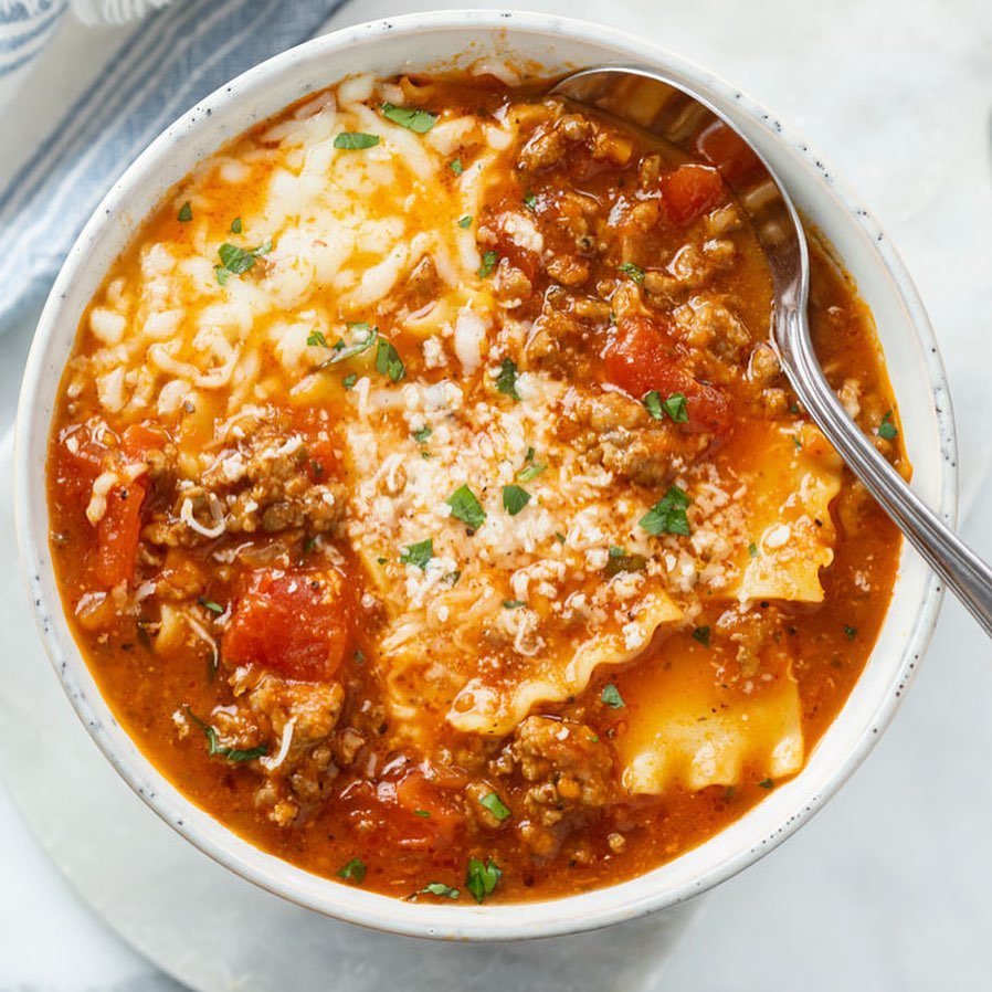 Best Easy Lasagna Soup recipe