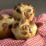 High Protein Maple Bacon Pancake Muffins recipe