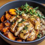 Maple Dijon Chicken Sweet Potato Bowls recipe