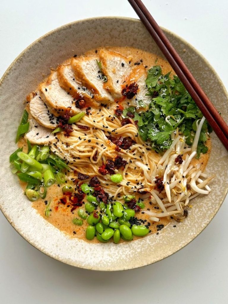 Creamy Marry Me Chicken Ramen recipe
