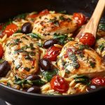 High Protein Mediterranean Chicken Orzo recipe