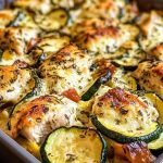 Mediterranean Chicken Zucchini Bake Best recipe