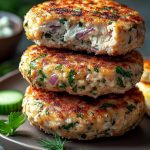 Greek Chicken Burgers recipe