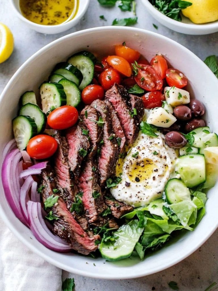 Mediterranean Steak Bowls