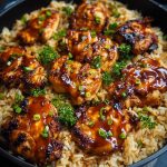 Honey BBQ Chicken Rice recipe