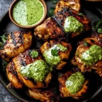 Peruvian Chicken with Green Sauce recipe